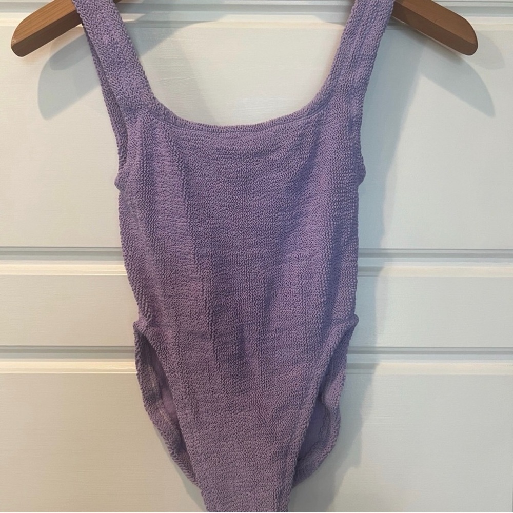 Hunza G Lilac One-Piece - Picture 2 of 3